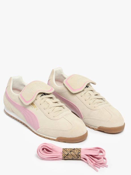 Sneakers In Leather Puma Beige women 40378001 other view 1
