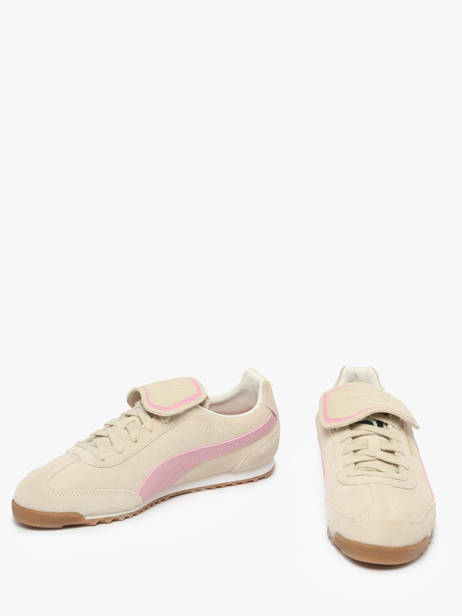 Sneakers In Leather Puma Beige women 40378001 other view 2