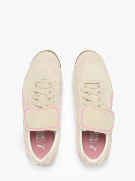 Sneakers In Leather Puma Beige women 40378001 other view 3
