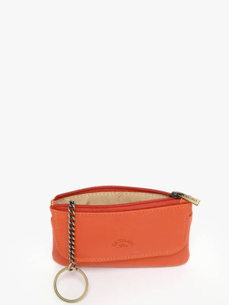 Porte-monnaie Cuir Katana Orange marina 753120 vue secondaire 1