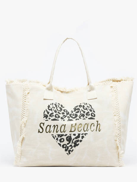Sac Porté épaule Cabas Coton Miniprix Beige cabas Q641