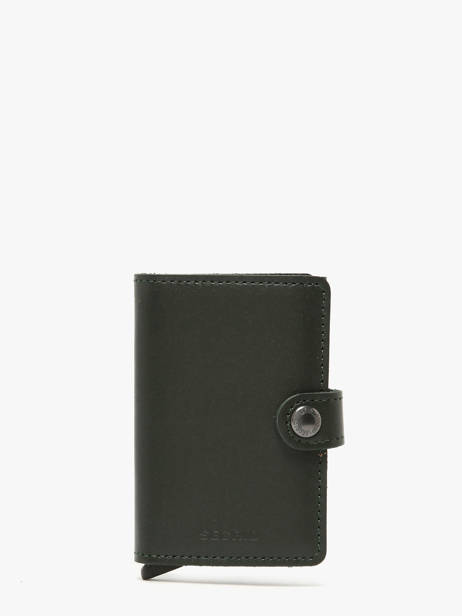 Porte-cartes Original Cuir Secrid Vert original MO