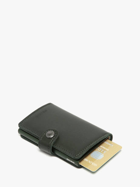 Porte-cartes Original Cuir Secrid Vert original MO vue secondaire 2