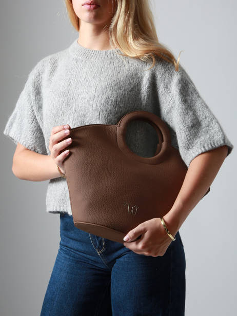 Handbag Neflier Woomen Brown neflier WNEF01 other view 1