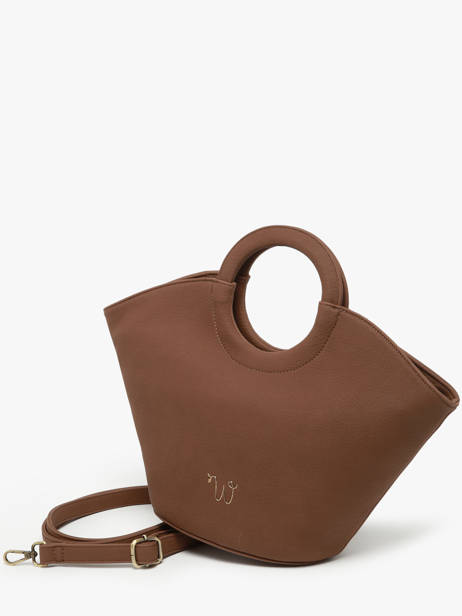 Handbag Neflier Woomen Brown neflier WNEF01 other view 3