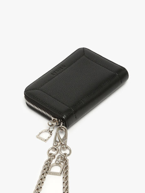 Coin Purse Leather Etrier Black altesse EALT096M other view 1