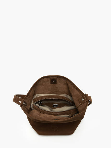 Shoulder Bag Backpack S Cavalier Nubuck Leather Etrier Brown cavalier nubuck ECAN126S other view 6