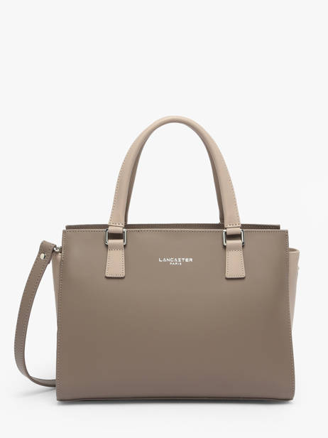 Sac Trapèze Smooth Cuir Lancaster Beige smooth 3