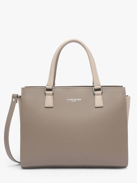 Sac Trapèze Smooth Cuir Lancaster Beige smooth 4