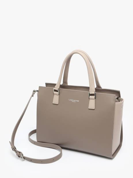 Sac Trapèze Smooth Cuir Lancaster Beige smooth 4 vue secondaire 2