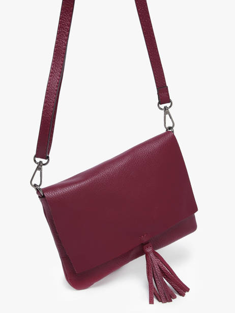 Sac Bandoulière Caviar Cuir Milano Rouge caviar CA22112 vue secondaire 2
