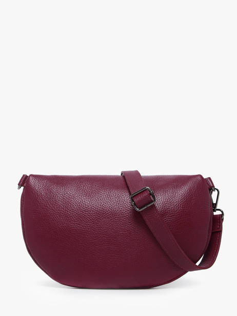 Sac Banane Caviar Cuir Milano Rouge caviar CA21123 vue secondaire 4