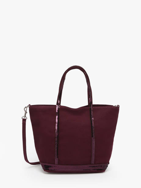 Petit Cabas Zippé Paillettes Vanessa bruno Violet cabas 1V40435