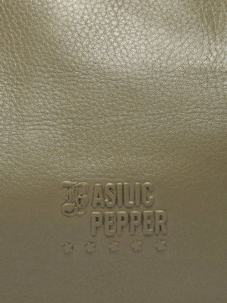 Sac Porté Main Cow Cuir Basilic pepper Vert cow BCOW22 vue secondaire 5