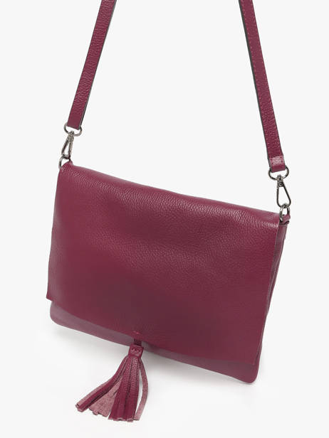 Sac Bandoulière Caviar Cuir Milano Rouge caviar CA21062 vue secondaire 2