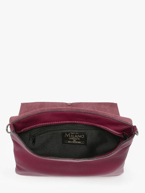 Sac Bandoulière Caviar Cuir Milano Rouge caviar CA21062 vue secondaire 3