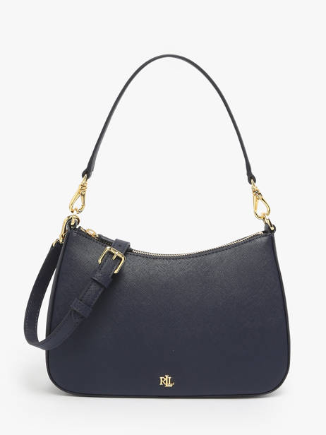 Sac Porté épaule Danni 26 Cuir Lauren ralph lauren Bleu danni 31883768