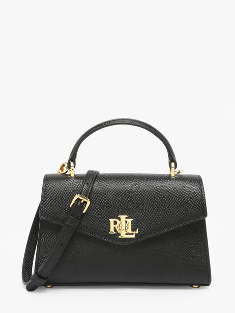 Sac Porté Main Farrah Cuir Lauren ralph lauren Noir farrah 31966765