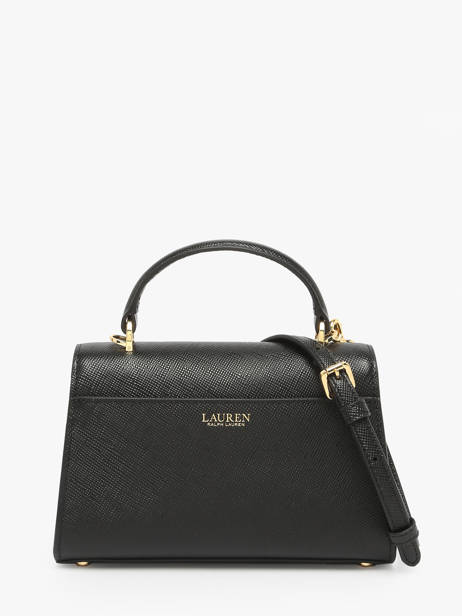 Sac Porté Main Farrah Cuir Lauren ralph lauren Noir farrah 31966765 vue secondaire 3