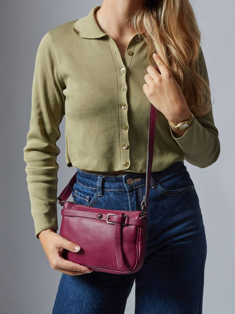 Sac Bandoulière Caviar Cuir Milano Rouge caviar G1421N vue secondaire 1