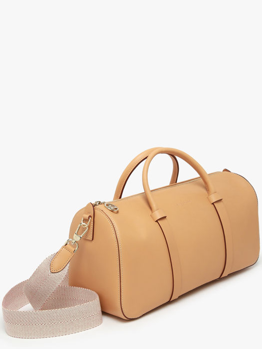 Longchamp Daylong chevron Sacs porté main Marron