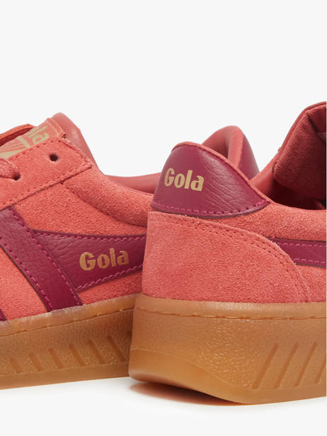 Sneakers Grandslam In Leather Gola Red women CLA589 other view 2