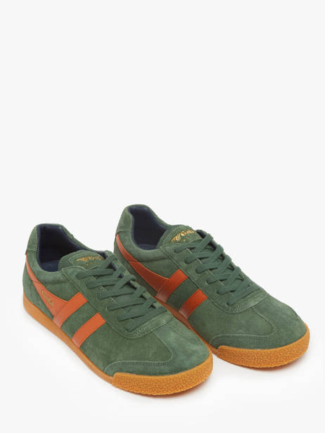 Sneakers En Cuir Gola Vert men CMA192 vue secondaire 1