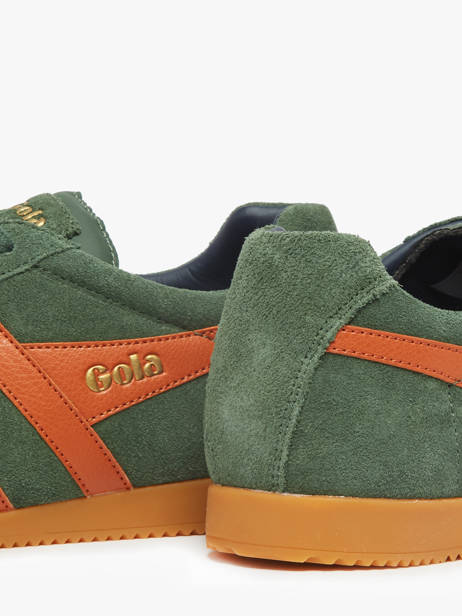 Sneakers En Cuir Gola Vert men CMA192 vue secondaire 2