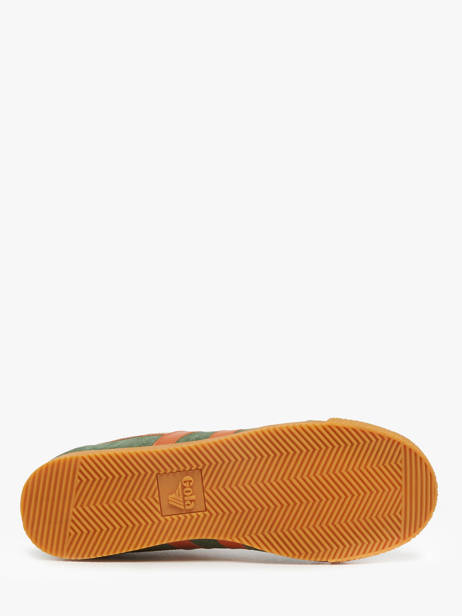 Sneakers En Cuir Gola Vert men CMA192 vue secondaire 4
