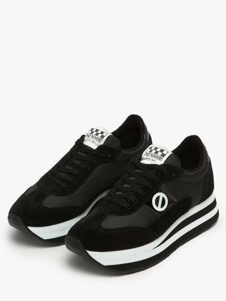Sneakers Plateforme En Cuir No name Noir women IMN60415 vue secondaire 1
