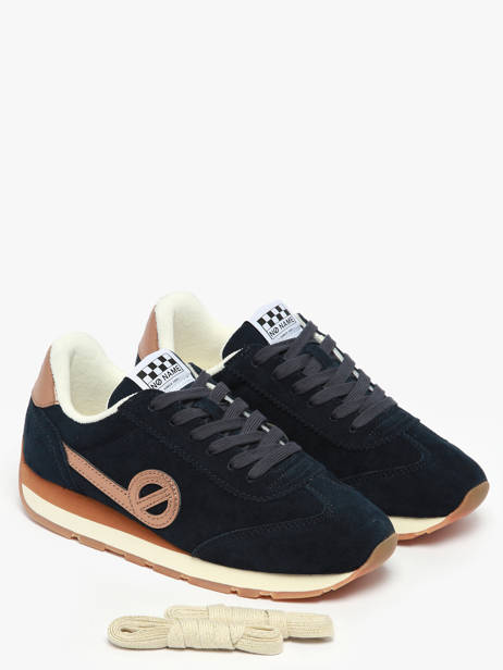 Sneakers En Cuir No name Bleu women HRVS04B9 vue secondaire 1