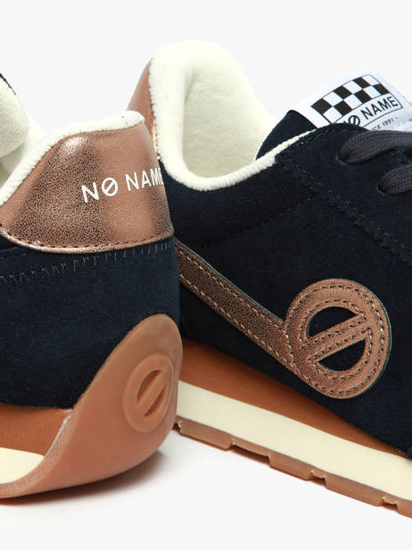 Sneakers En Cuir No name Bleu women HRVS04B9 vue secondaire 2