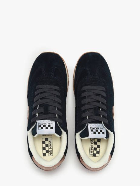 Sneakers En Cuir No name Bleu women HRVS04B9 vue secondaire 3