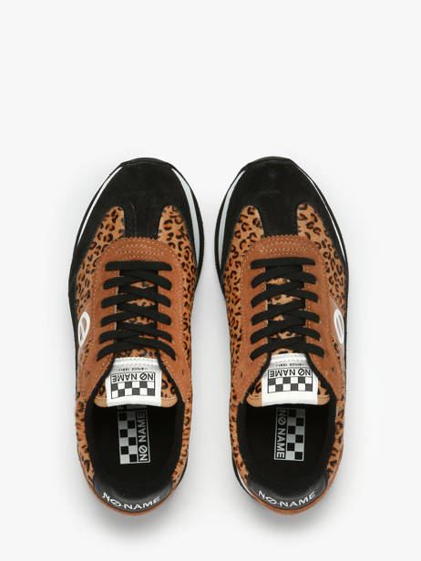 Sneakers Plateforme En Cuir No name Marron women IMHP01KC vue secondaire 3