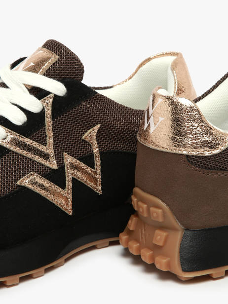 Sneakers Vanessa wu Noir women BK2623NR vue secondaire 2
