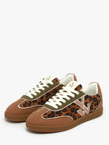 Sneakers Vanessa wu Marron women BK2806NR vue secondaire 1