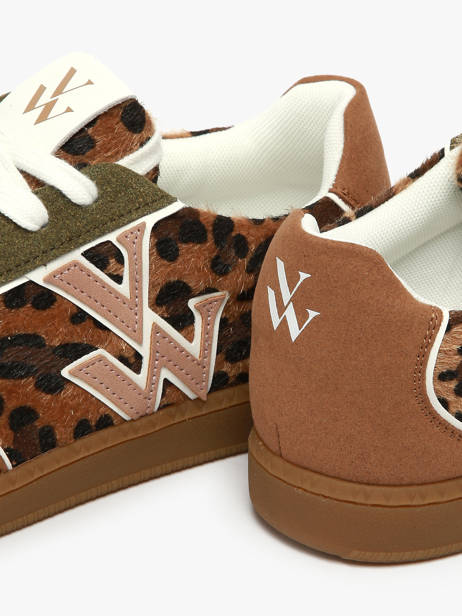Sneakers Vanessa wu Marron women BK2806NR vue secondaire 2