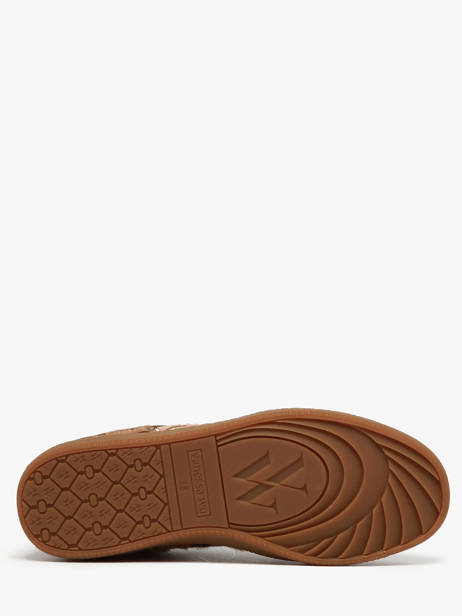Sneakers Vanessa wu Marron women BK2806NR vue secondaire 4