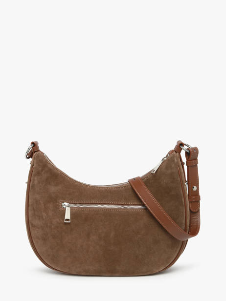 Shoulder Bag Suede Leather Lancaster Brown suede 82 other view 4