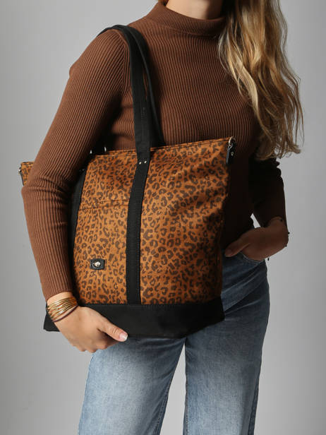 Shoulder Bag Leonie Hexagona Brown leonie 5120195 other view 1