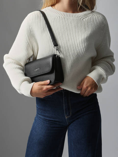 Shoulder Bag Elegance Lacoste Black elegance NF5147EG other view 1