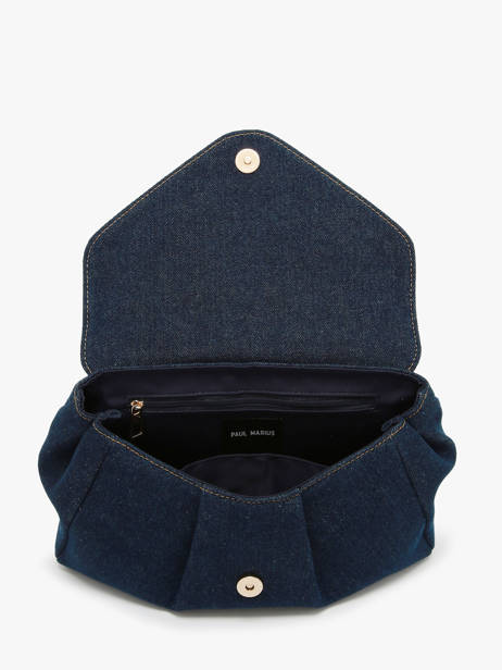 Sac Le Suzon M Denim Brut Paul marius Bleu denim brut SUZM2DEB vue secondaire 3