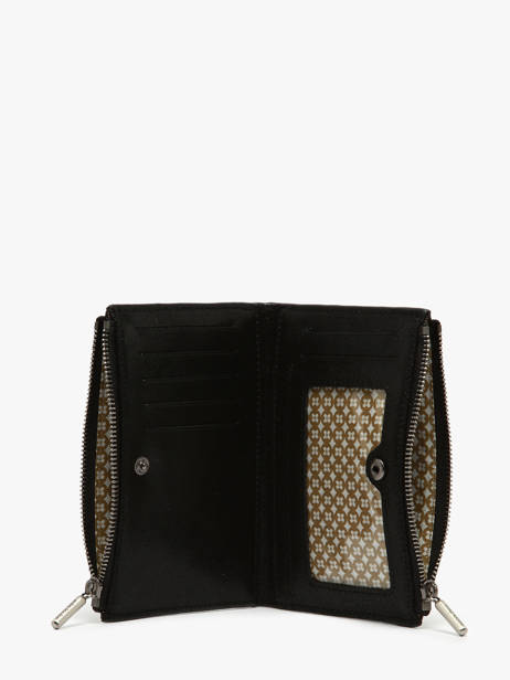 Wallet Vintage Leather Mila louise Black vintage 3576E other view 1