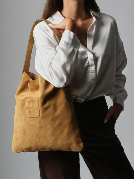 Shoulder Bag Folk Lady Leather Gerard darel Beige folk lady DCS72407 other view 1