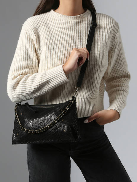Shoulder Bag Joanna Leather Pieces Black joanna 17160097 other view 1