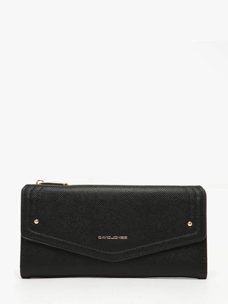 Wallet Saffiano David jones Black saffiano P164