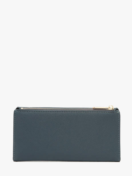 Wallet Saffiano David jones Blue saffiano P164 other view 3