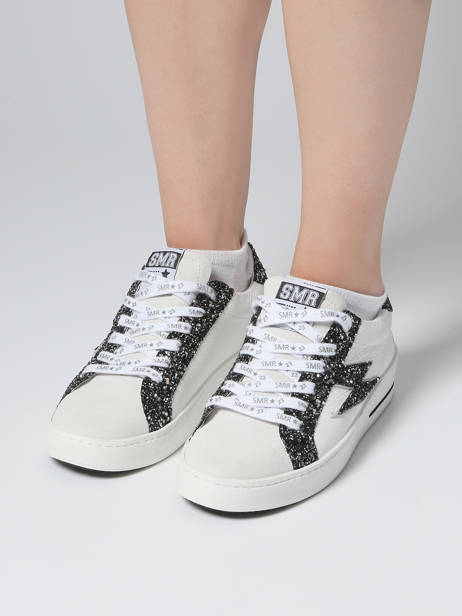 Sneakers Maya In Leather Semerdjian Black women MAYA other view 1