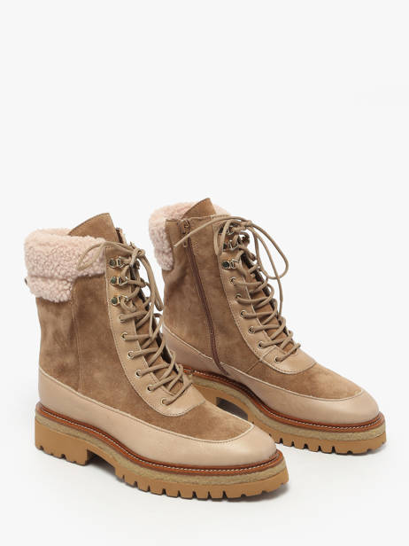 Boots In Leather Alpe Brown women 54967109 other view 1