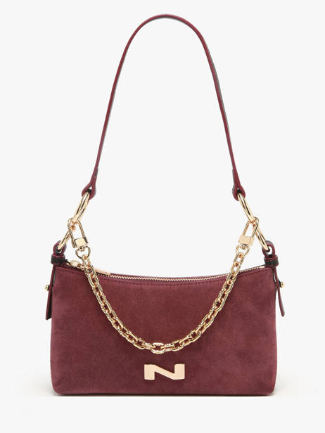 Suede Betty Evening Bag Nathan baume Violet vogue 5